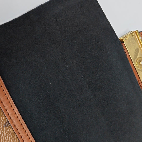 DAUPHINE Mini Monogram Coated Canvas Brown
