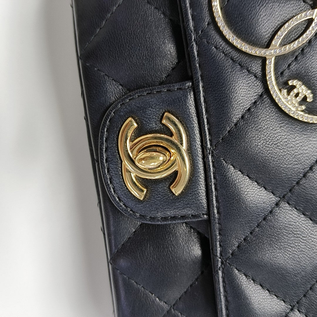 Quilted Lambskin Black