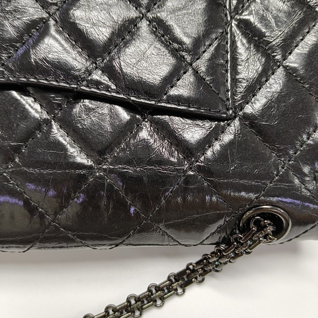 2.55 227 Quilted Calfskin Black