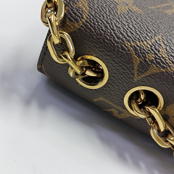 MARCEAU Monogram Coated Canvas Brown