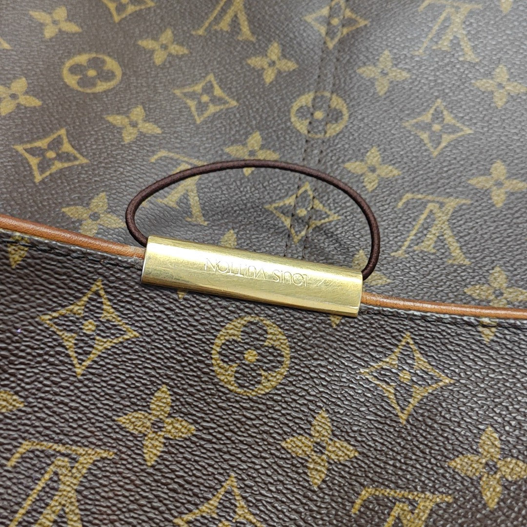 VALMY Monogram Coated Canvas Brown