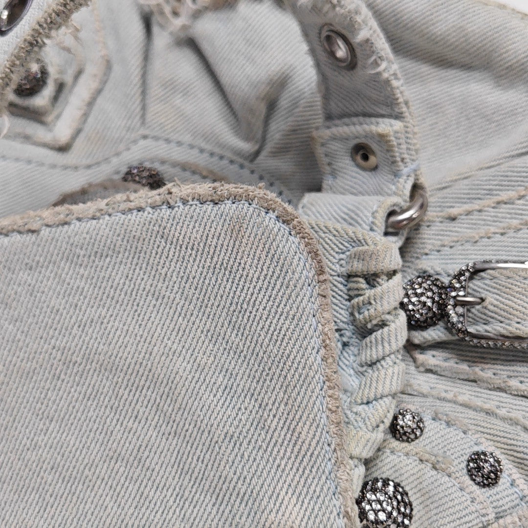 Le Cagole Mini Denim Blue