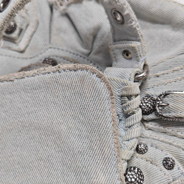 Le Cagole Mini Denim Blue