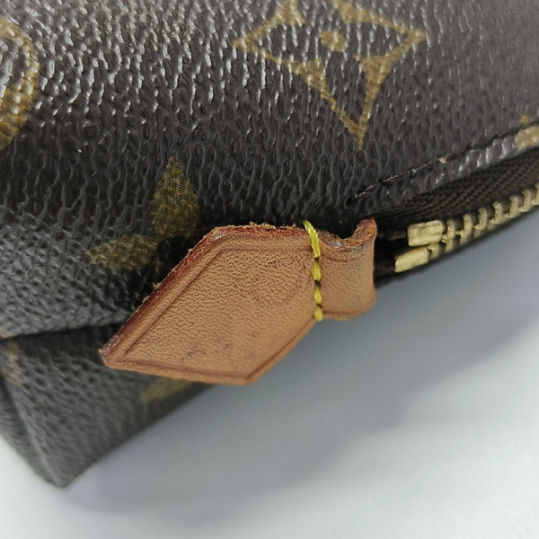 COSMETIC PM Monogram Coated Canvas Brown