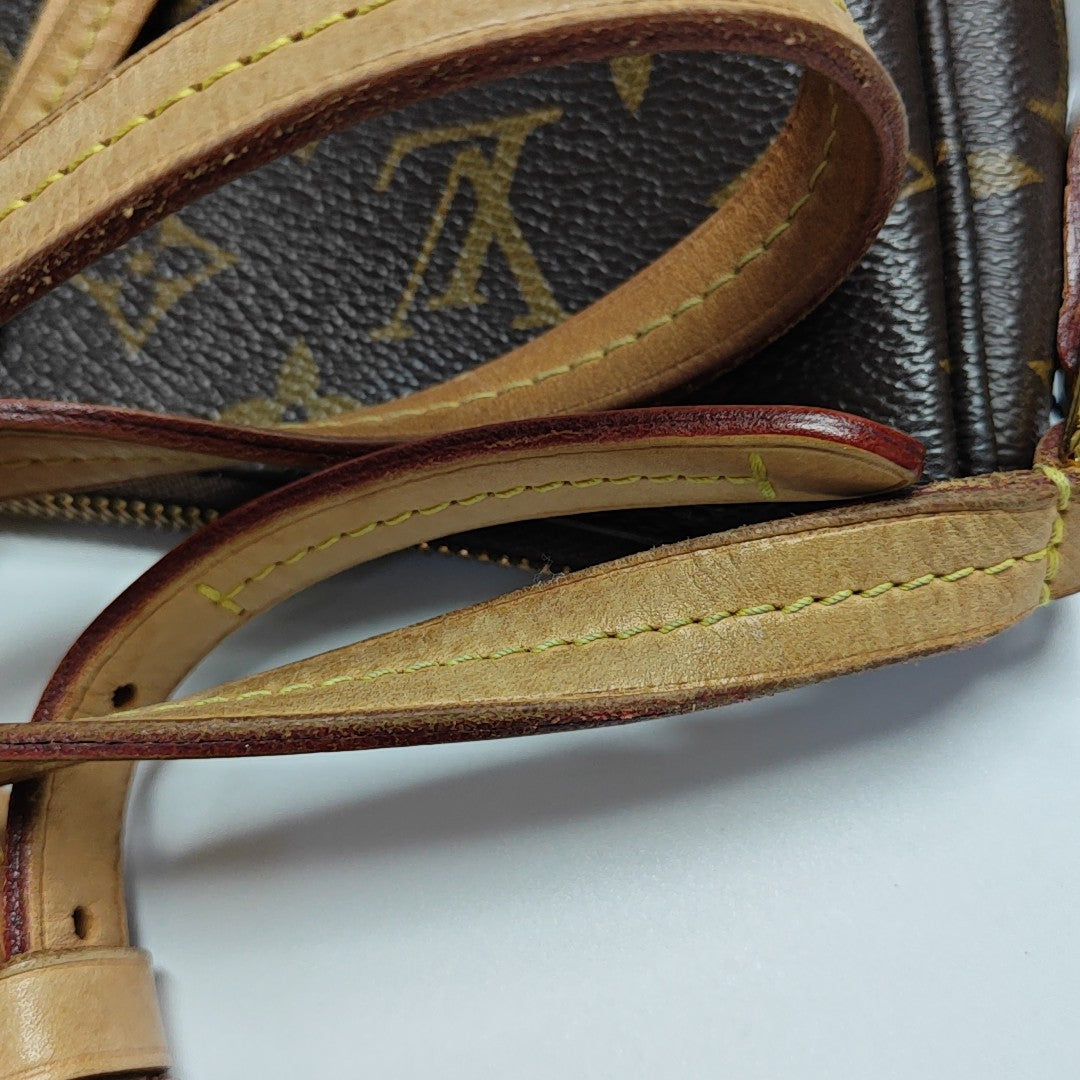 Monogram Coated Canvas Brown