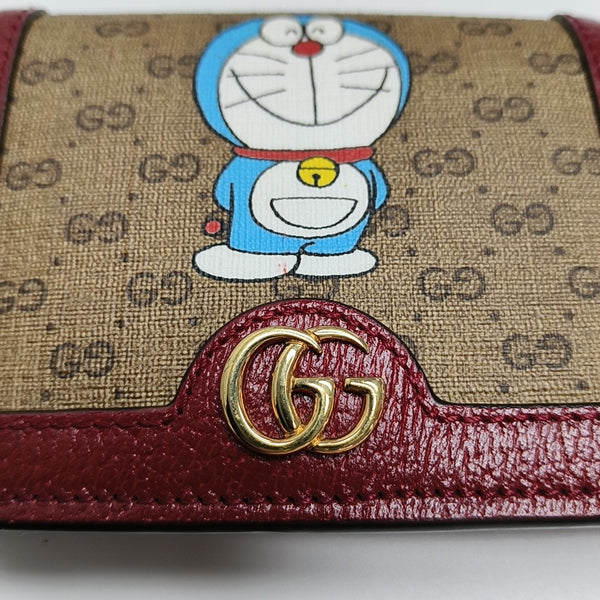 Doraemon X Gucci Coated Canvas Multicolor Wallet