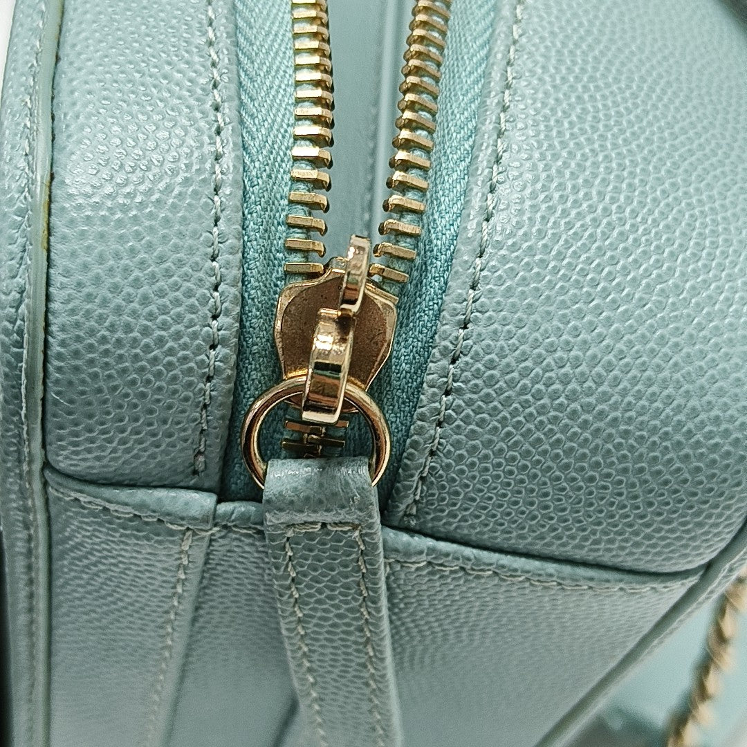 FILIGREE Quilted Grained Calfskin Blue
