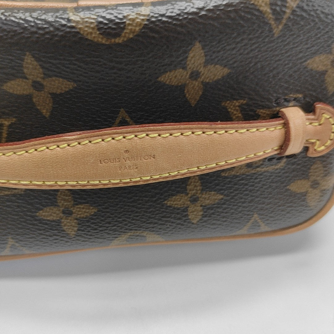 NICE Super Mini Monogram Coated Canvas Brown
