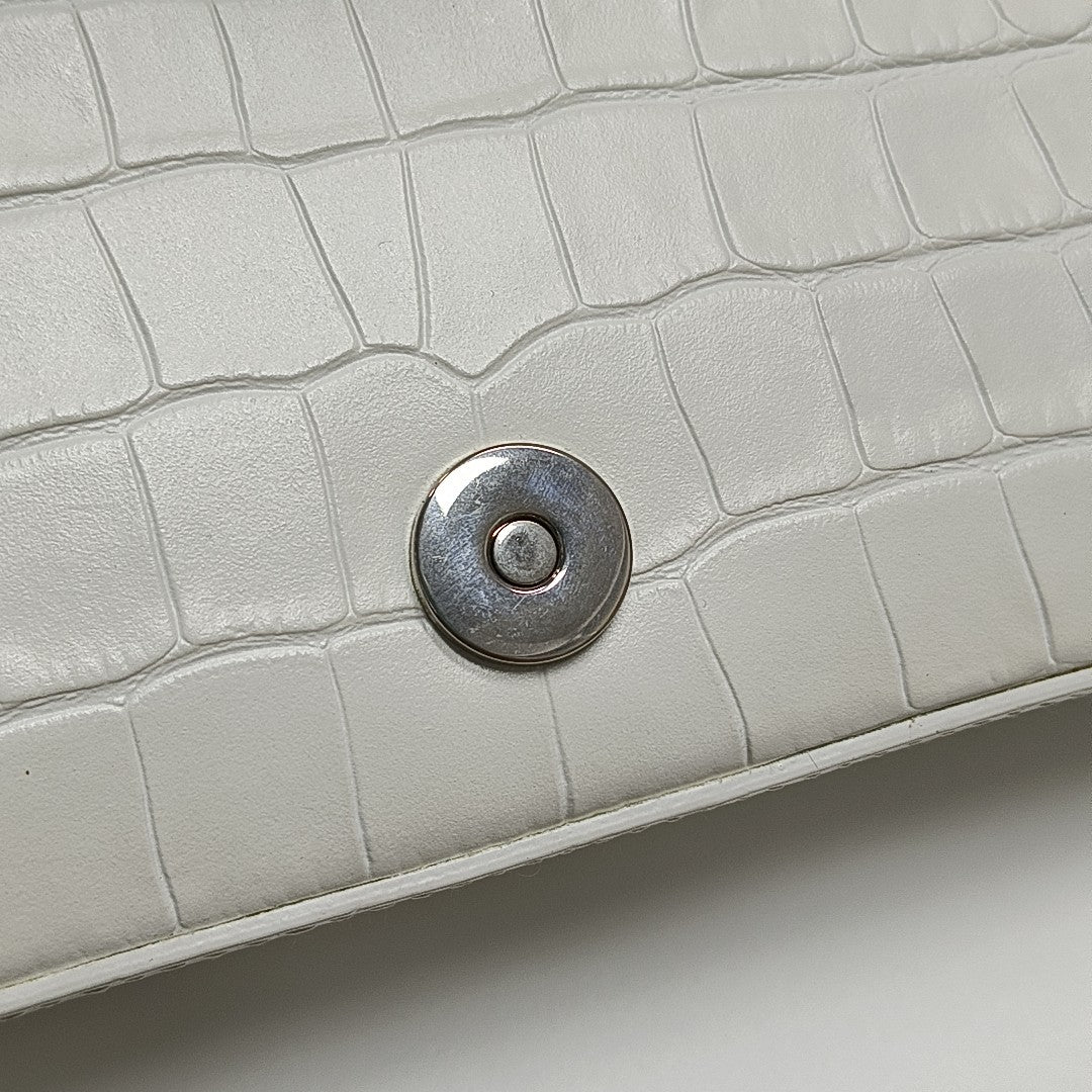 Calfskin Shoulder Bag White