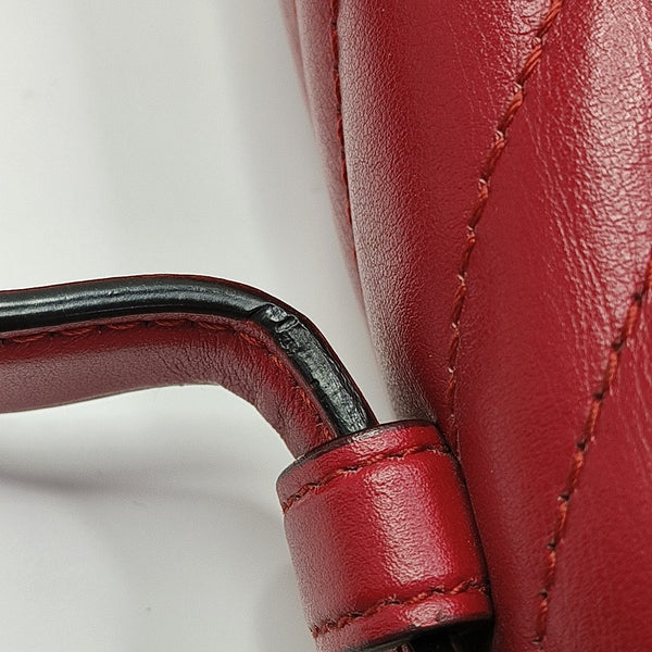 GG Marmont Mini Quilted Calfskin Red