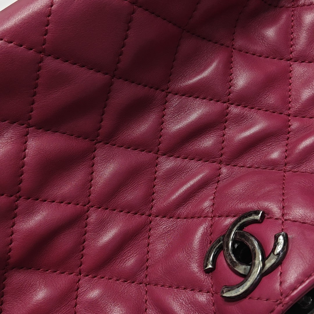 Quilted Calfskin Red
