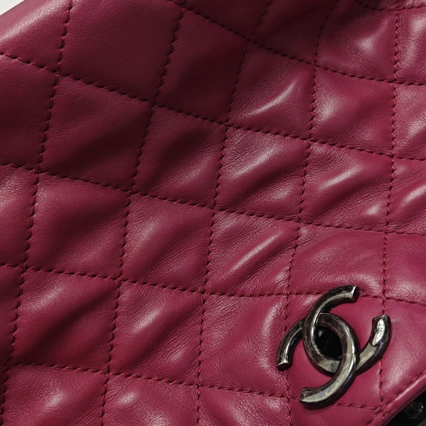 Quilted Calfskin Red
