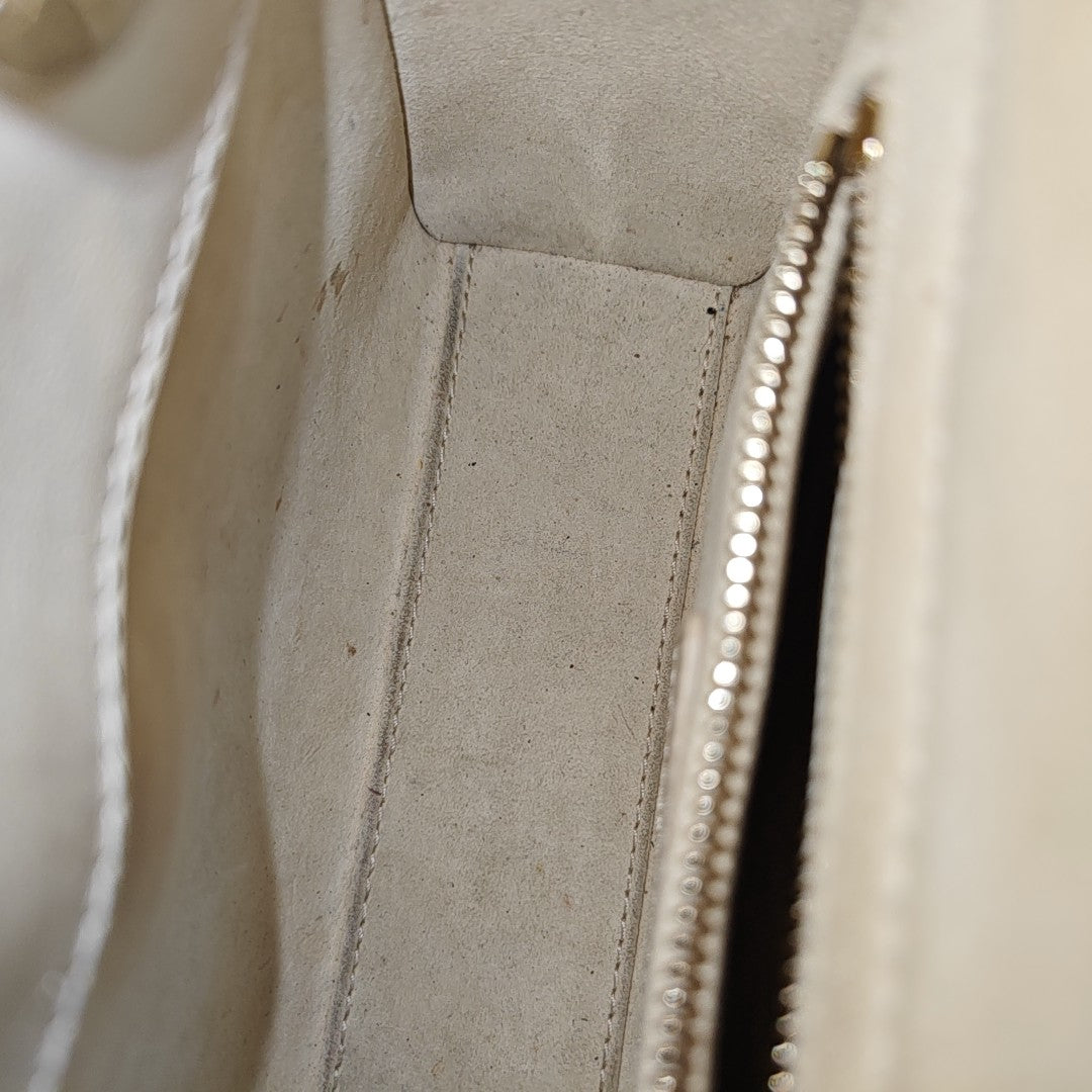 Lady Dior Mini Cannage Lambskin White