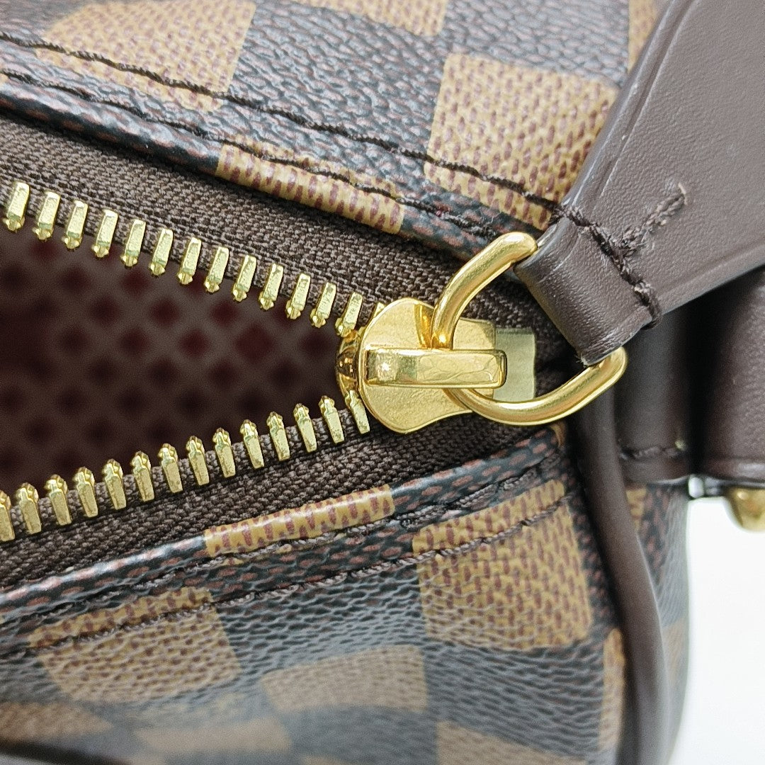 Authenticated pre-owned  SPEEDY 25 Coated Canvas Brown - Shoulder Bag at Looply
