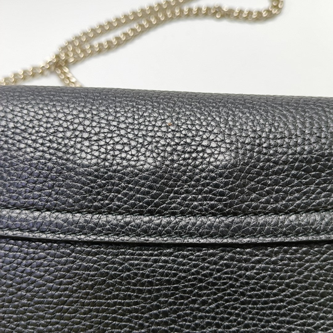 Authenticated pre-owned  Soho Calfskin Black - Shoulder Bag at Looply