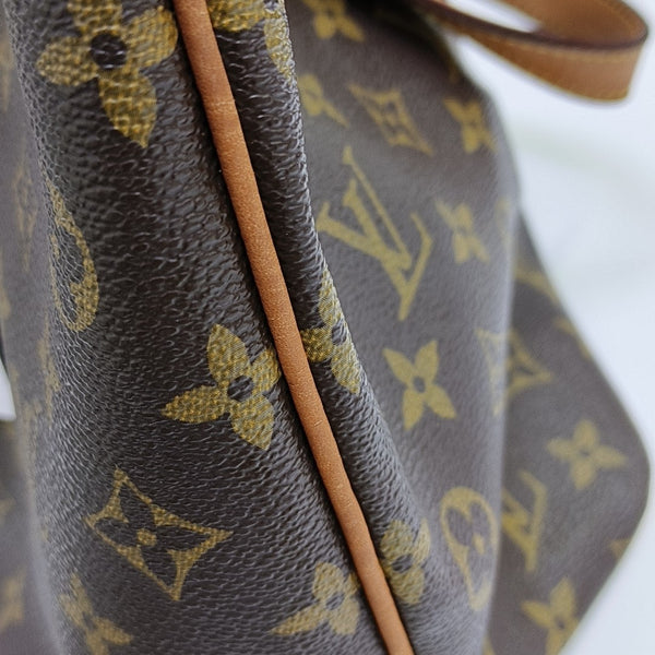 PALERMO PM Monogram Coated Canvas Brown