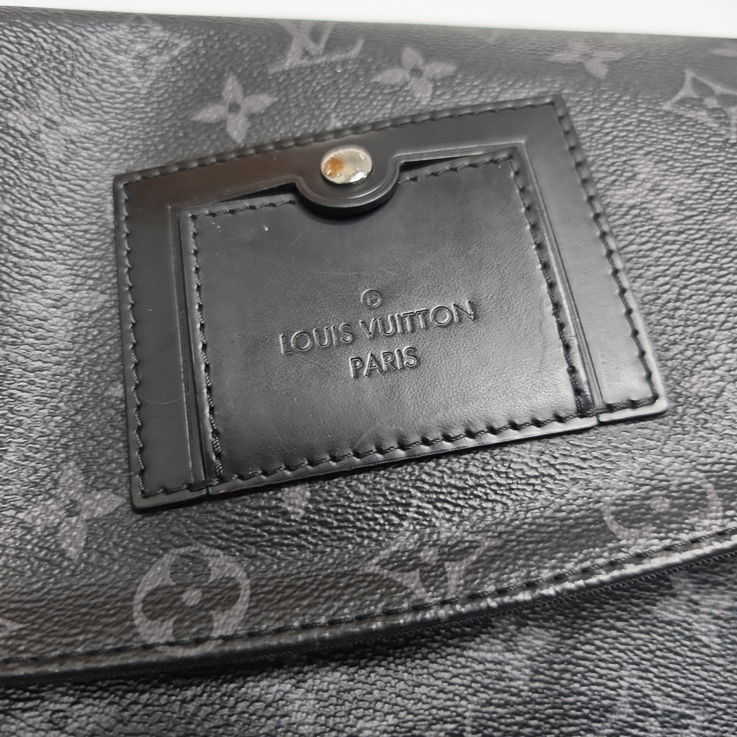VOYAGER PM Monogram Coated Canvas Black