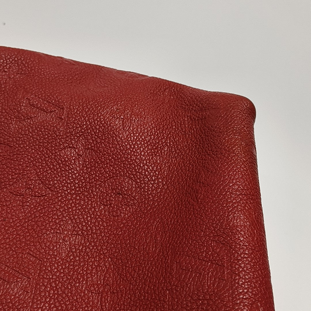 BASTILLE Monogram Calfskin Red