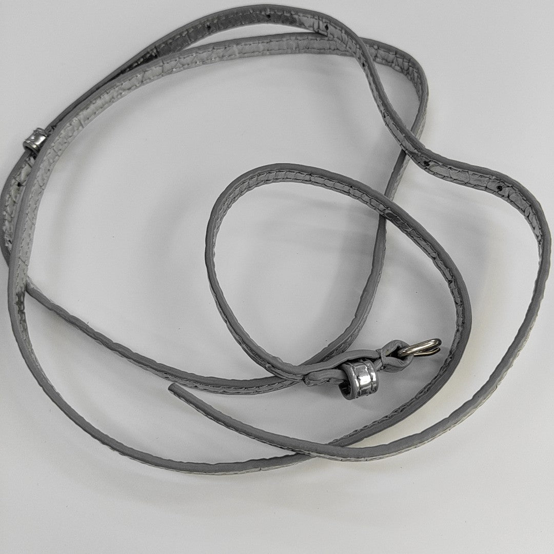 Hourglass Mini Calfskin Silver