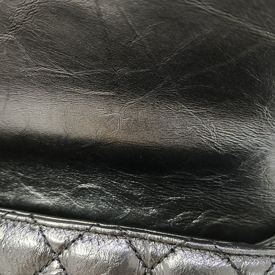 COCO HANDLE Small Quilted Calfskin Black