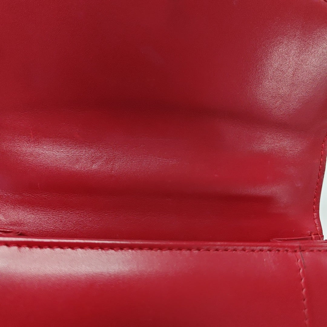 SERPENTI FOREVER Small Quilted Calfskin Red