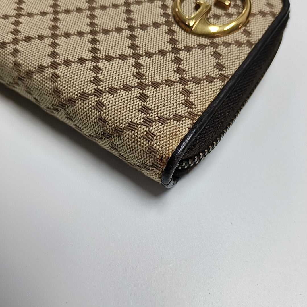 Canvas Wallet Brown