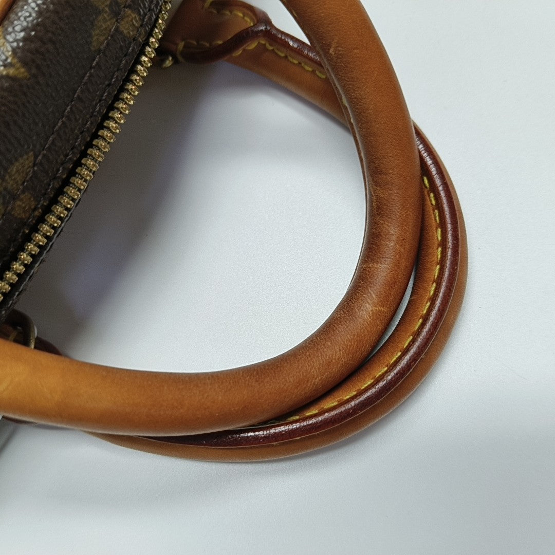 DEAUVILLE Monogram Coated Canvas Brown