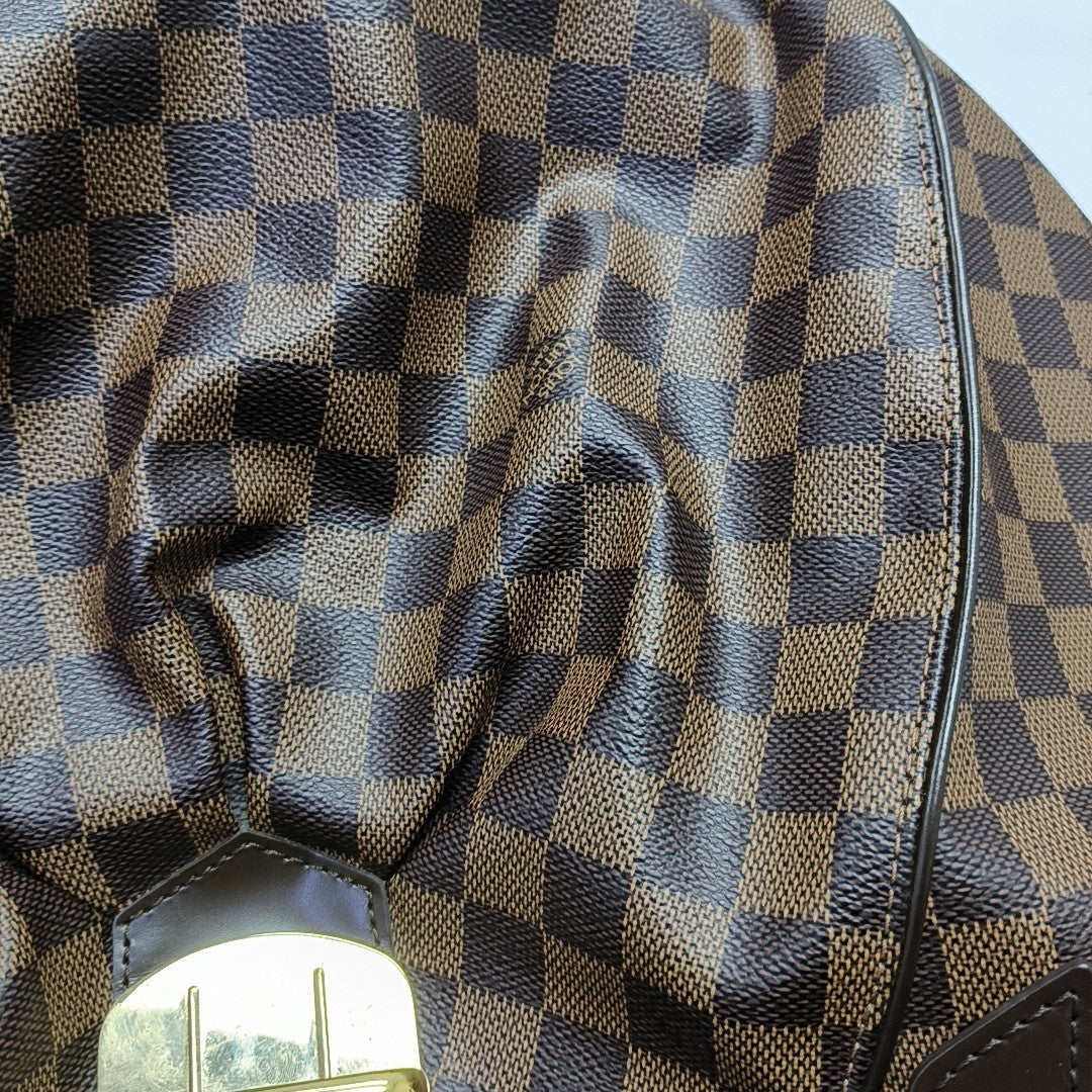SISTINA GM Damier Ebene Coated Canvas Brown