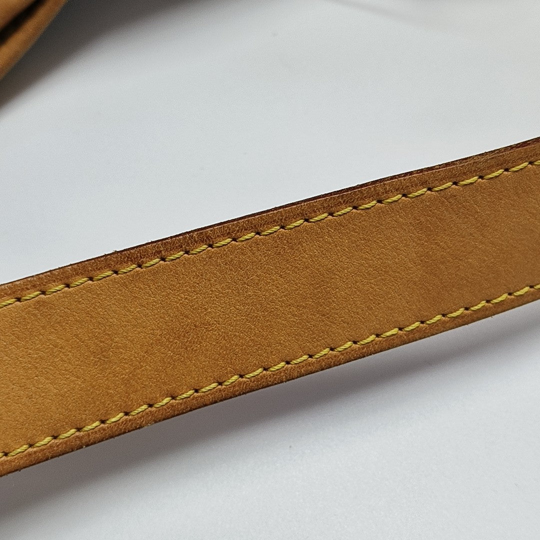 GALLIERA PM Monogram Coated Canvas Brown