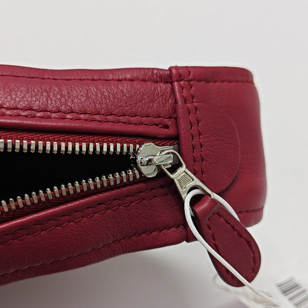 Triangle Calfskin Red
