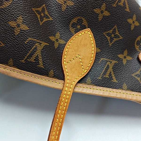 Authenticated pre-owned  NEVERFULL MM Monogram Coated Canvas Brown - Tote Bag at Looply