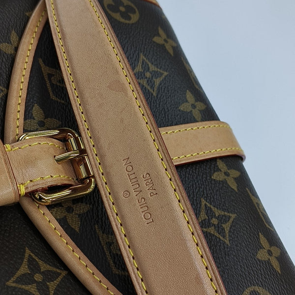 SAUMUR BB Monogram Coated Canvas Brown