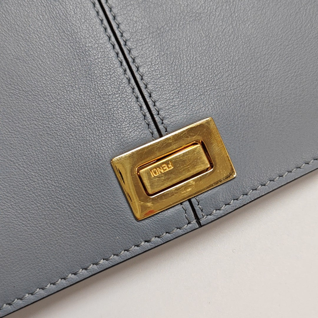 Peekaboo Mini Calfskin Blue