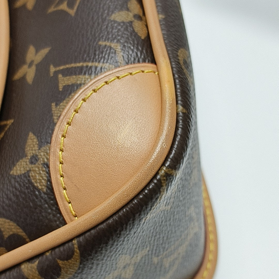 DIANE Monogram Coated Canvas Brown