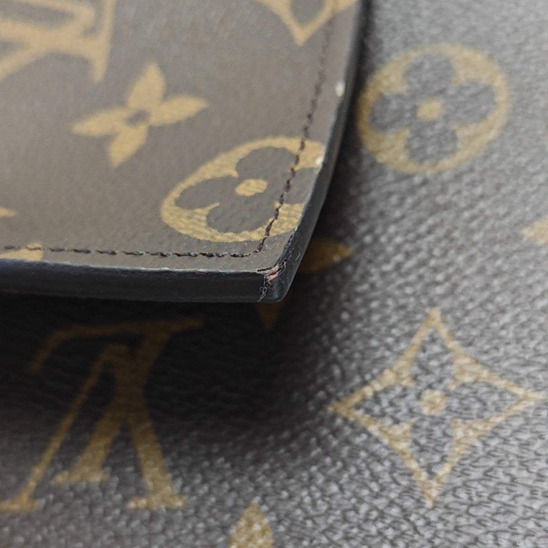 FÉLICIE Monogram Lona Revestida Marrón