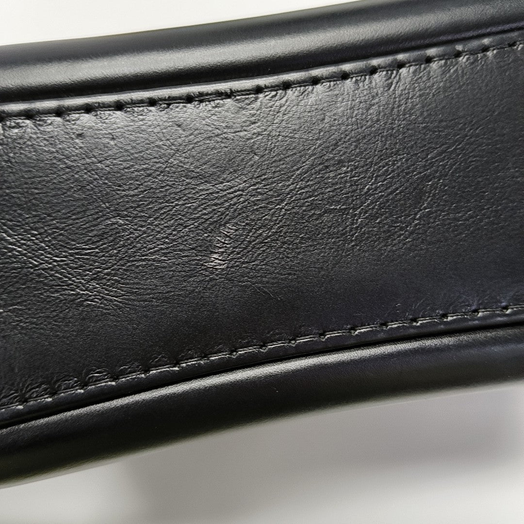 GABRIELLE Small Quilted Calfskin Black