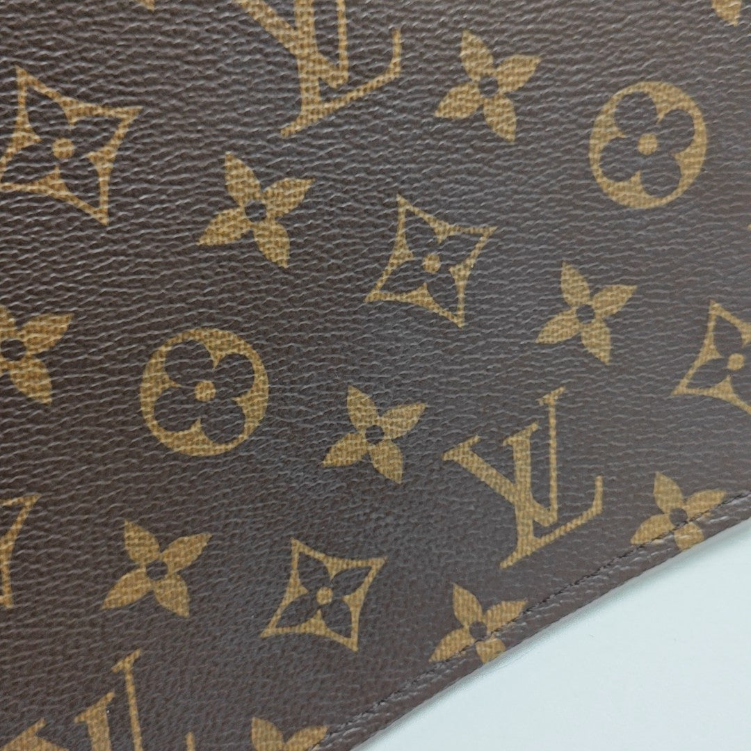 TOILET POCKET 26 Monogram Coated Canvas Brown
