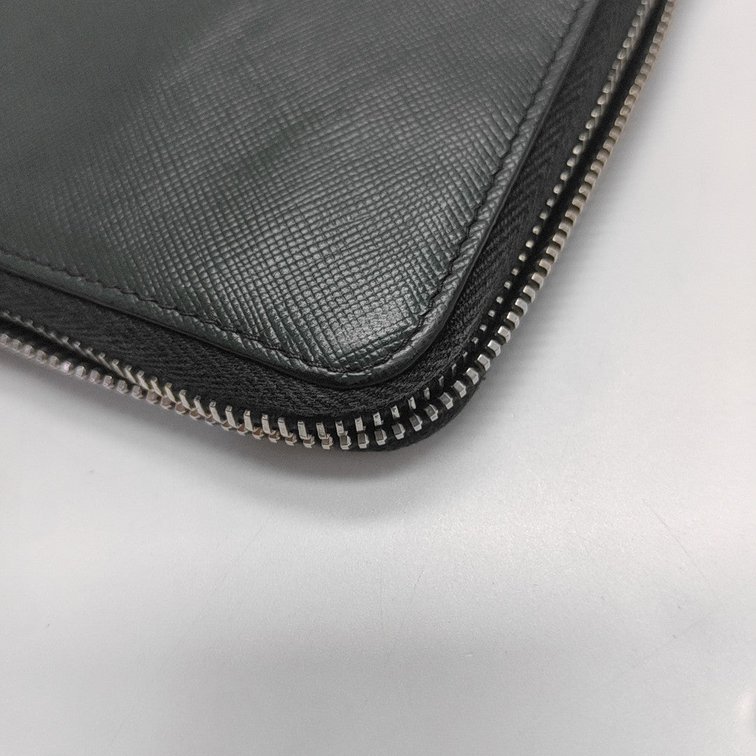 Saffiano Calfskin Wallet Green