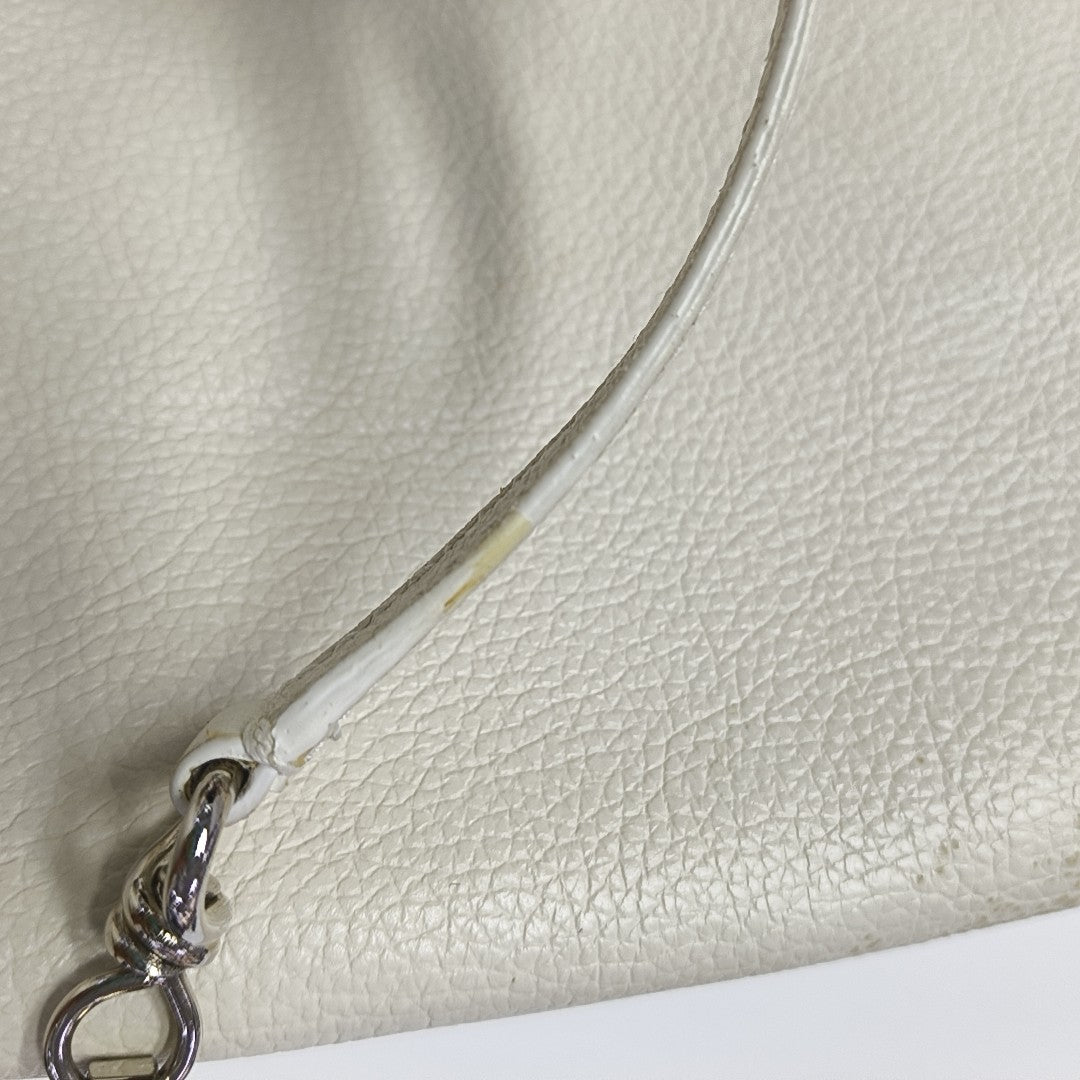 Shopping Bag Super Mini Calfskin White