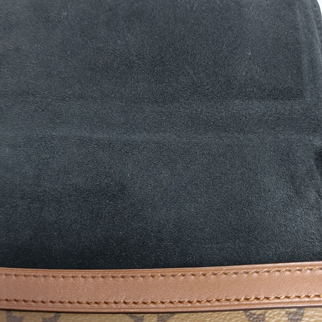 DAUPHINE MM Monogram Coated Canvas Brown