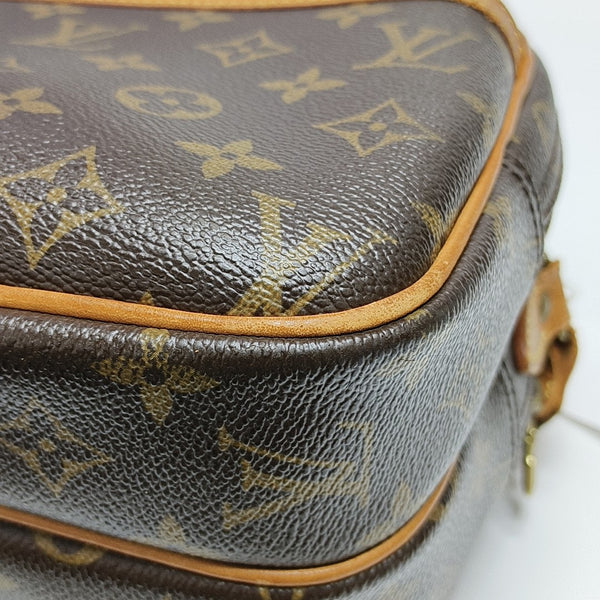 REPORTER Monogram Coated Canvas Brown