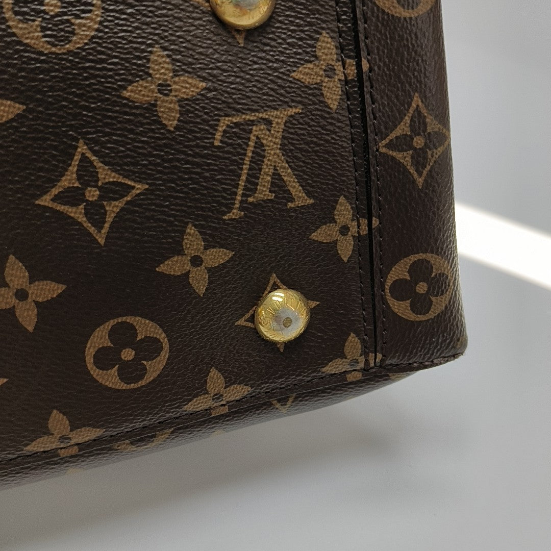 FLOWER Monogram Coated Canvas Brown