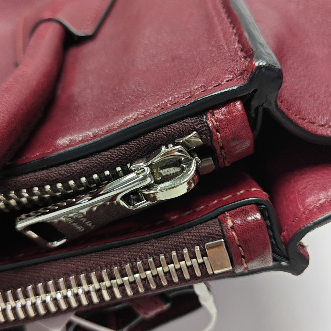 Glace Calf Calfskin Red