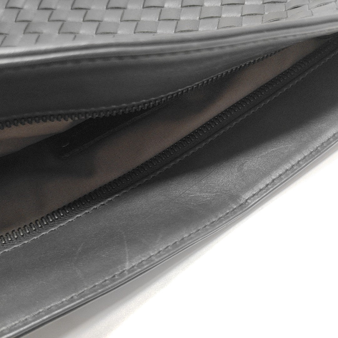 Calfskin Shoulder Bag Gray