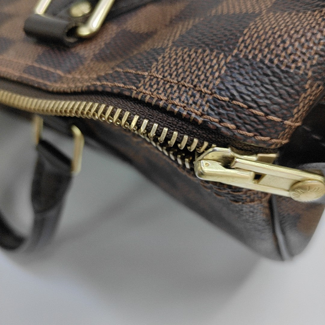 SPEEDY 30 Damier Ebene Coated Canvas Brown