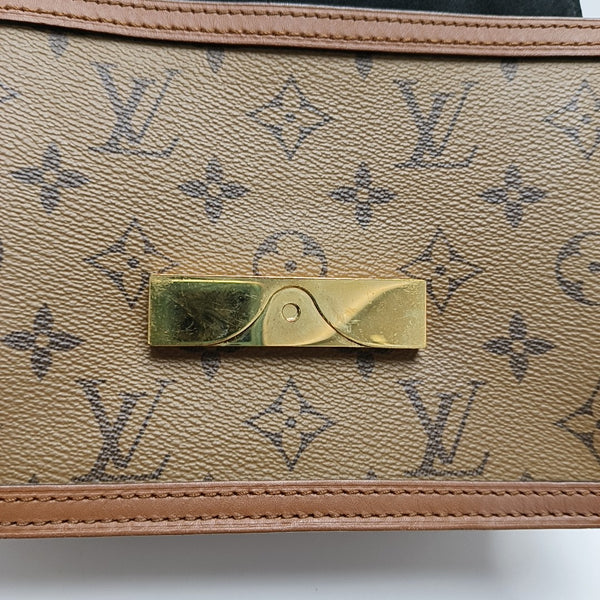 DAUPHINE Mini Monogram Coated Canvas Brown