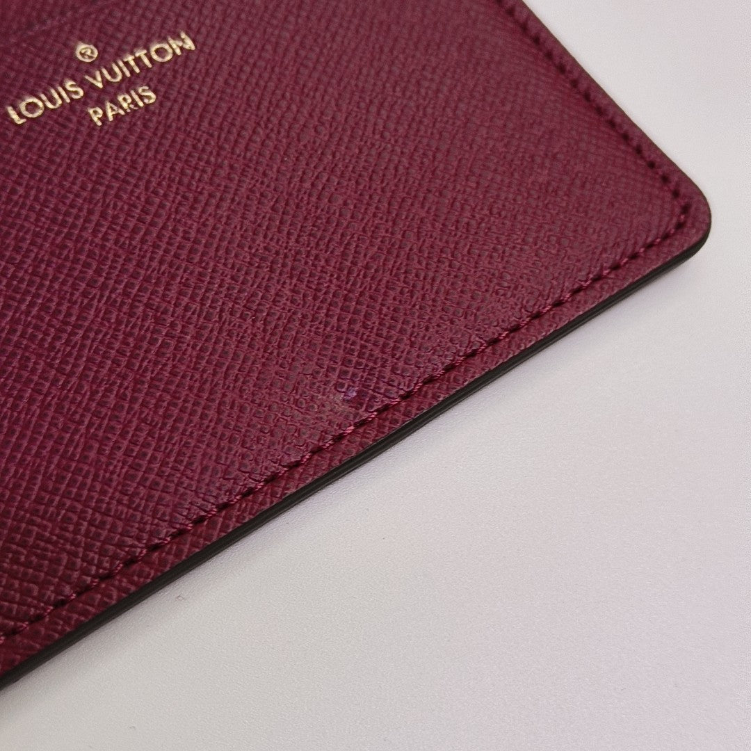 SARAH Monogram Coated Canvas Brown Wallet