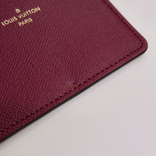 SARAH Monogram Coated Canvas Brown Wallet