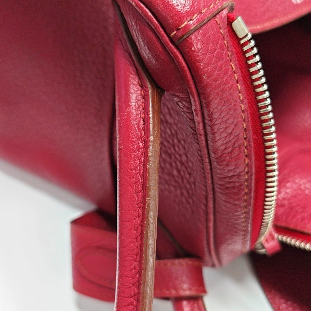 Authenticated pre-owned  Lindy 30 Clemence Red - Shoulder Bag at Looply