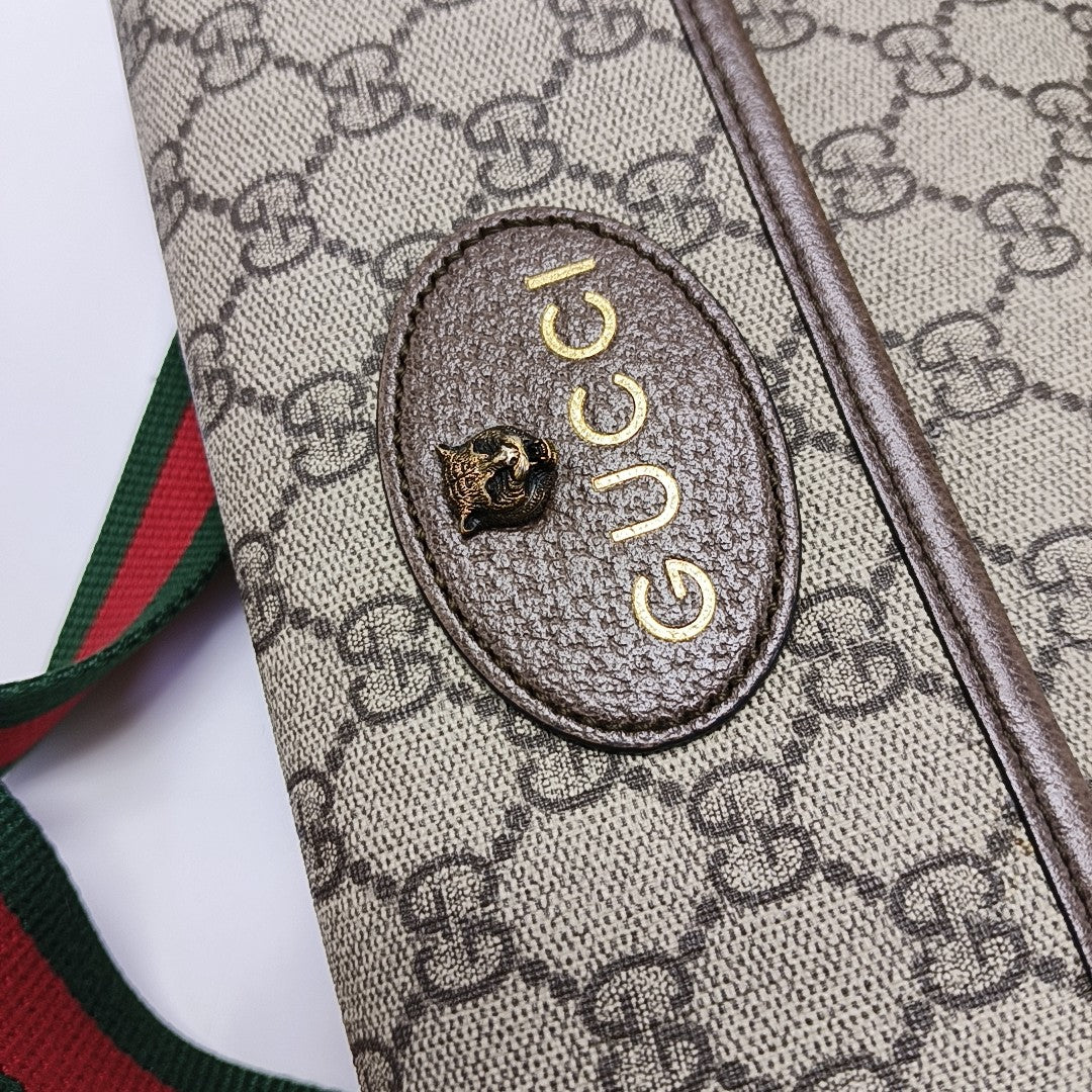 Neo Vintage Monogram Coated Canvas Beige